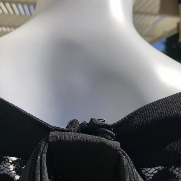 Robert Rodriguez Black Lace Back Dress SizeP - Picture 7 of 8